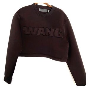 Alexander Wang crop sweatshirt